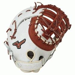 0PSE3 MVP Prime First Base Mitt 13 inch (Red-Black, Right Hand Thro